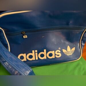 Adidas Classic vintage Blue Messenger Bag